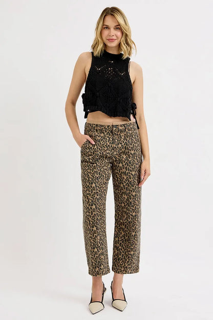 RISEN Full Size Mid Rise Crop Relaxed Jeans Plus Size - Premium Women / Jeans & Denim from Trendsi - Just $65.99! Shop now at Handbags Specialist Headquarter