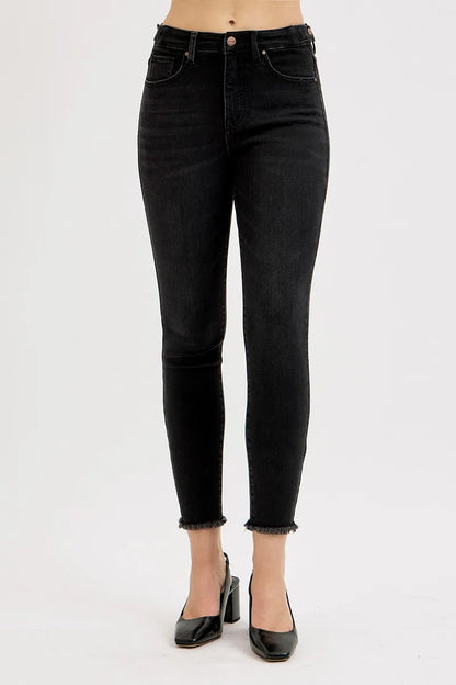 RISEN Full Size Tummy Control High Rise Adjustable Waist Skinny Jeans Plus Size - Premium Women / Jeans & Denim from Trendsi - Just $61.99! Shop now at Handbags Specialist Headquarter