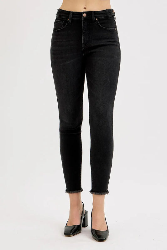 RISEN Full Size Tummy Control High Rise Adjustable Waist Skinny Jeans Plus Size - Premium Women / Jeans & Denim from Trendsi - Just $61.99! Shop now at Handbags Specialist Headquarter