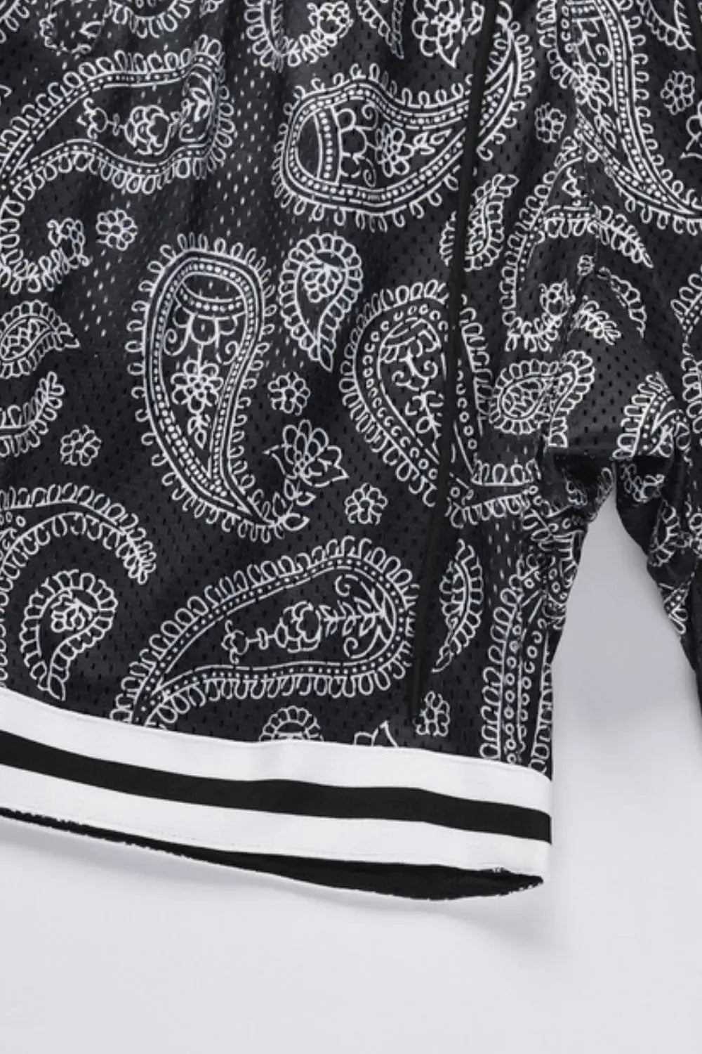 Men's Drawstring Printed Shorts.