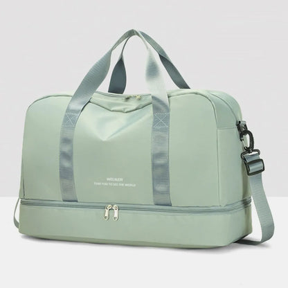 Detachable Strap Nylon Oversize Travel Bag - Premium travel-bag from Trendsi - Just $39.99! Shop now at Handbags Specialist Headquarter