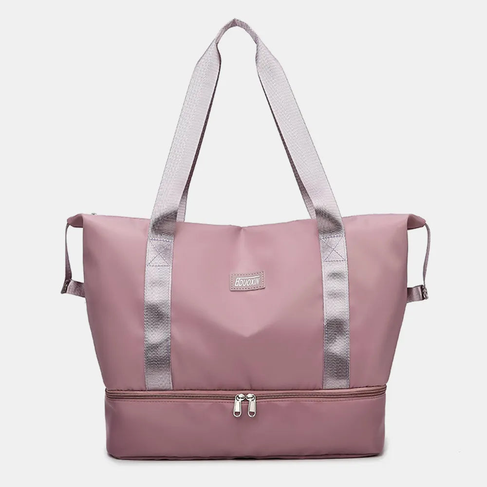Multi Pocket Nylon Travel Bag - Premium travel-bag from Trendsi - Just $39.99! Shop now at Handbags Specialist Headquarter