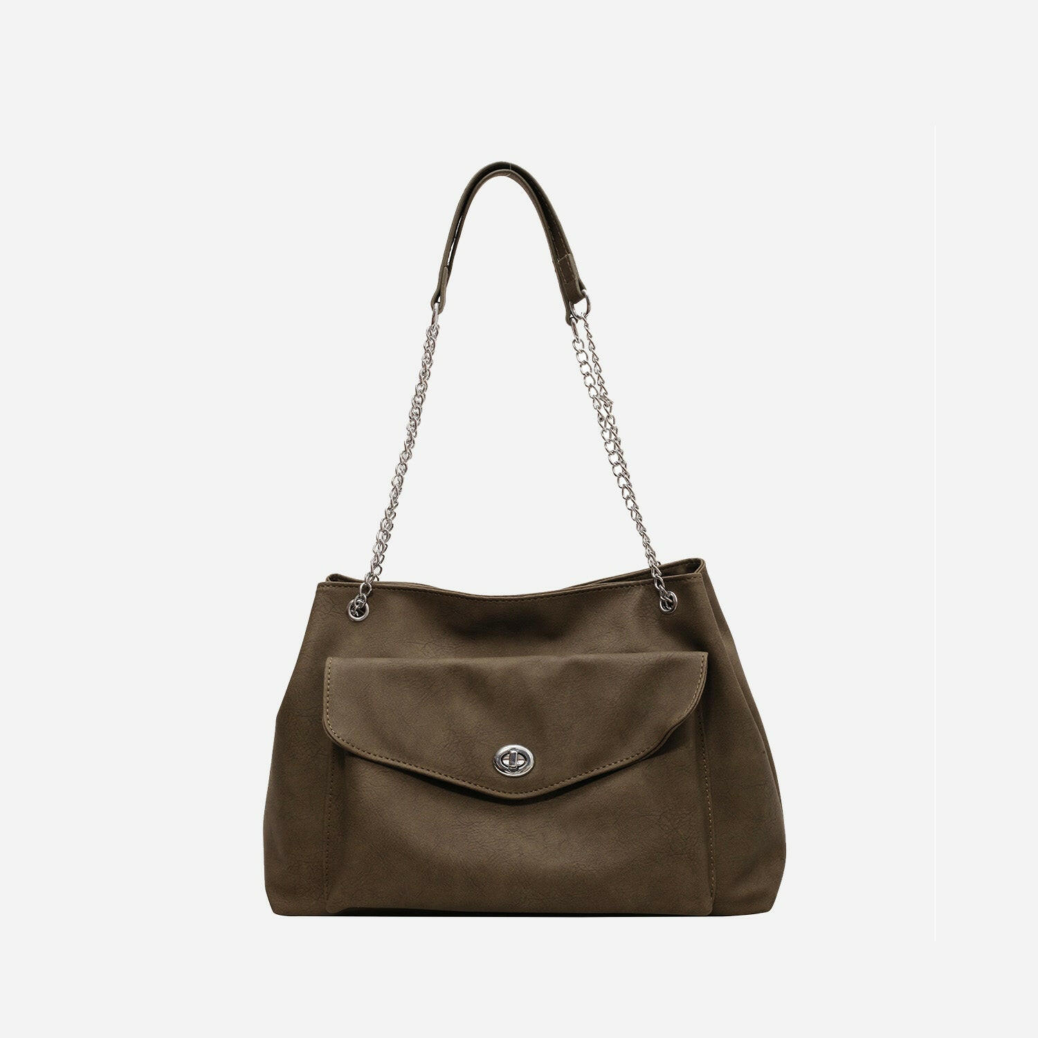PU Leather Shoulder Bag.