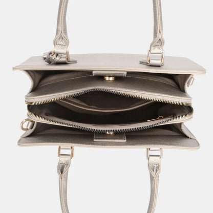 Stylish & Durable David Jones PU Leather Handbag - Premium Handbags from Trendsi - Just $48.99! Shop now at Handbags Specialist Headquarter