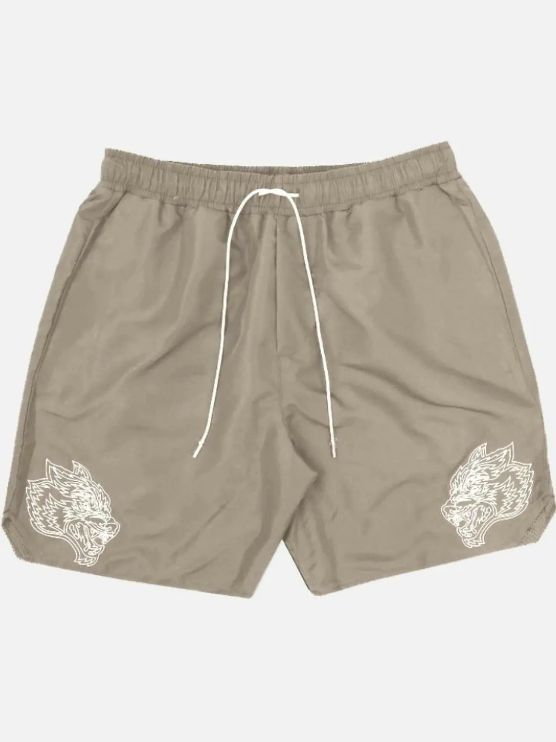 Men's Plus Size Drawstring Waist Shorts.