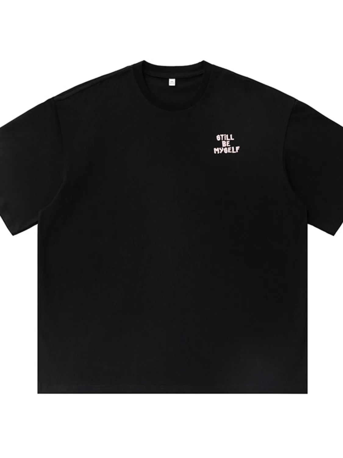 Men's Plus Size Letter Round Neck Half Sleeve T-Shirt - Premium Men's T Shirt from Trendsi - Just $27! Shop now at Handbags Specialist Headquarter