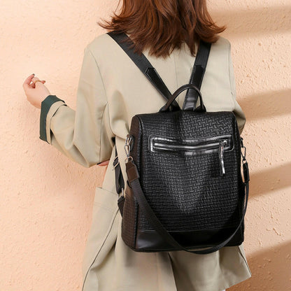 PU Leather Backpack Bag.