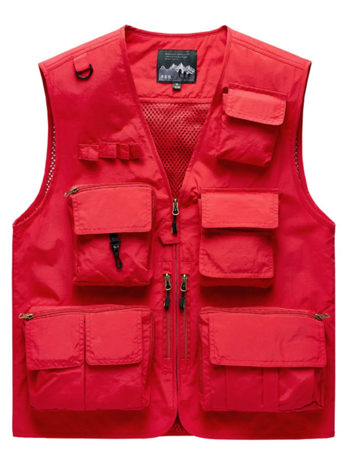 Men's Full Size Mesh Zip Up Vest Plus Size - Premium  from Trendsi - Just $44.12! Shop now at Handbags Specialist Headquarter