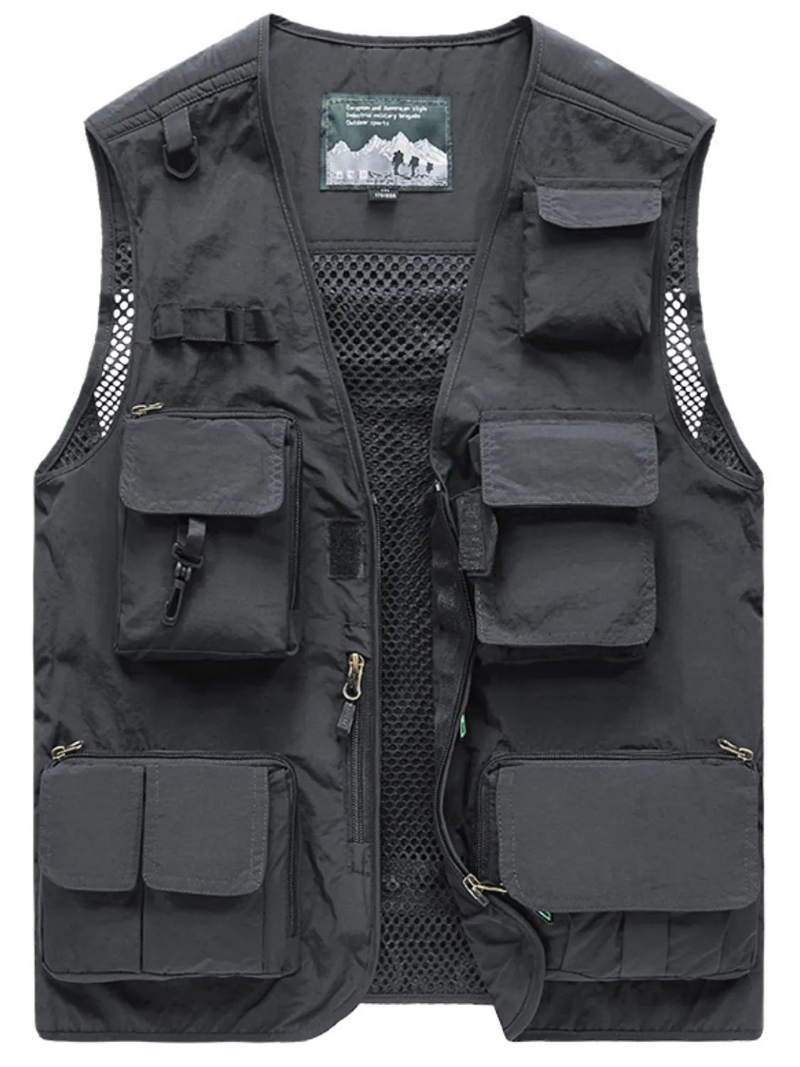 Men's Full Size Zip Up Vest Plus Size - Premium  from Trendsi - Just $48.68! Shop now at Handbags Specialist Headquarter