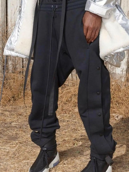 Men's Side Button Pants.