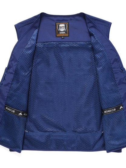 Men's Plus Size Zip Up Vest - Premium  from Trendsi - Just $46.12! Shop now at Handbags Specialist Headquarter