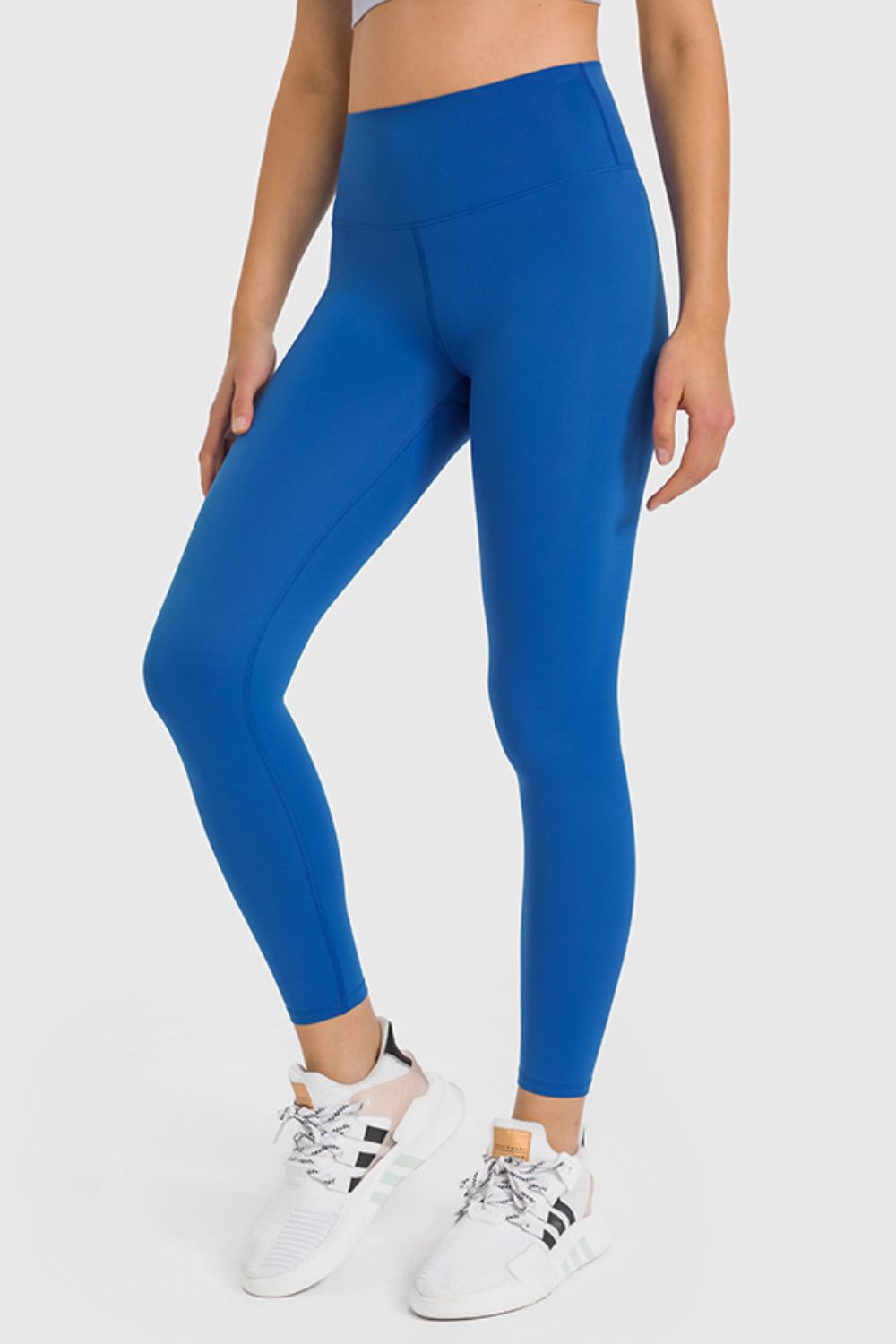 Millennia High Waist Ankle-Length Yoga Leggings - Premium Leggings from Trendsi - Just $62.76! Shop now at Handbags Specialist Headquarter