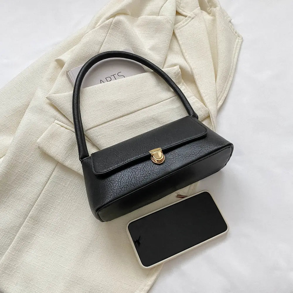 PU Leather Shoulder Bag - Premium Handbags from Trendsi - Just $19.99! Shop now at Handbags Specialist Headquarter