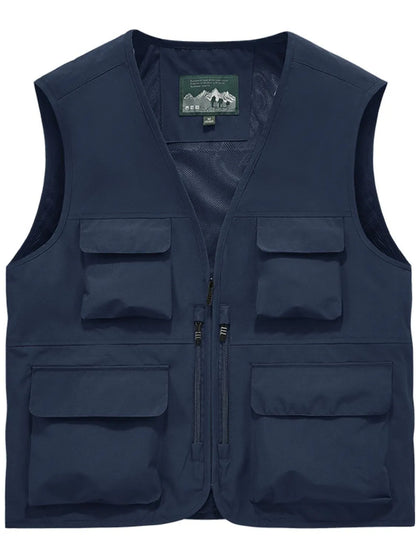 Men's Full Size Zip Up Vest Plus Size - Premium  from Trendsi - Just $39.98! Shop now at Handbags Specialist Headquarter