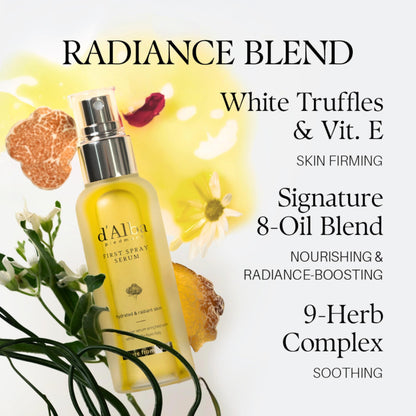 D'alba Truffle Glow Serum Mist - Vegan Radiance Boost - Handbags Specialist Headquarter