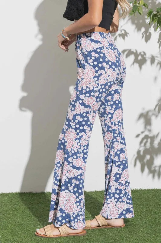 And The Why Wrinkle-Free Stretch Bell Bottom Flare Pants - Premium Bottoms from Trendsi - Just $36.56! Shop now at Handbags Specialist Headquarter