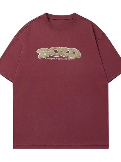 Men's Plus Size Round Neck Half Sleeve T-Shirt - Premium Men's T Shirt from Trendsi - Just $27! Shop now at Handbags Specialist Headquarter
