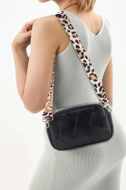 Zenana Cassette Woven Crossbody Bag - Premium Crossbody Bag from Trendsi - Just $35.99! Shop now at Handbags Specialist Headquarter