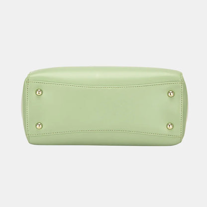 David Jones PU Leather Handbag - Premium Handbags from Trendsi - Just $47.99! Shop now at Handbags Specialist Headquarter