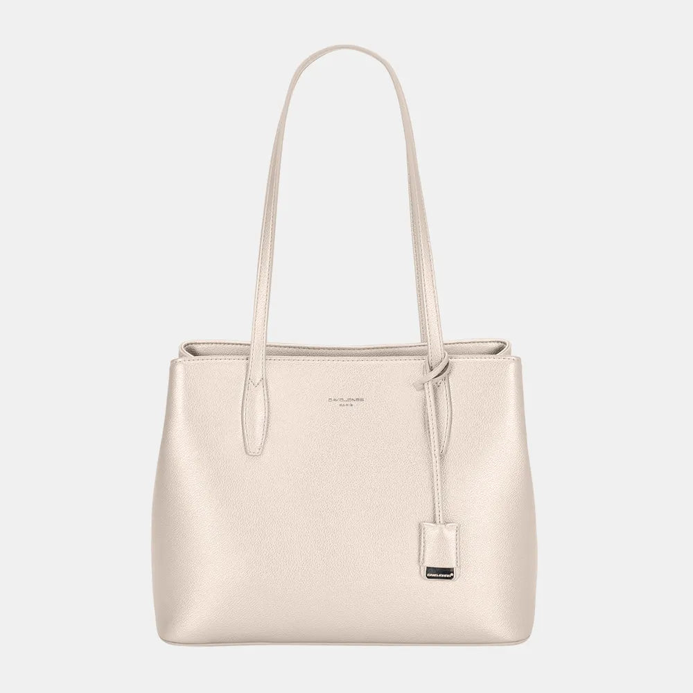 David Jones PU Leather Handbag - Premium Handbags from Trendsi - Just $44.99! Shop now at Handbags Specialist Headquarter