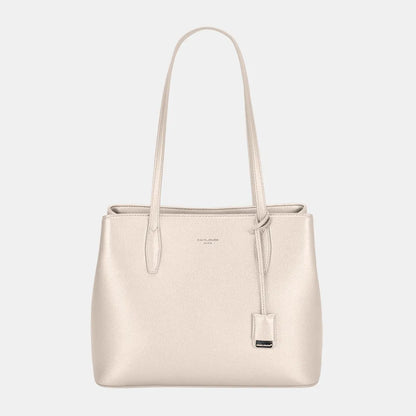 David Jones PU Leather Handbag - Premium Handbags from Trendsi - Just $44.99! Shop now at Handbags Specialist Headquarter