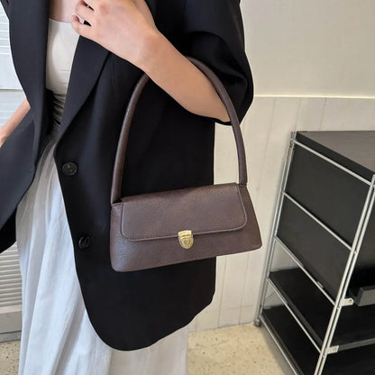 PU Leather Shoulder Bag - Premium Handbags from Trendsi - Just $19.99! Shop now at Handbags Specialist Headquarter