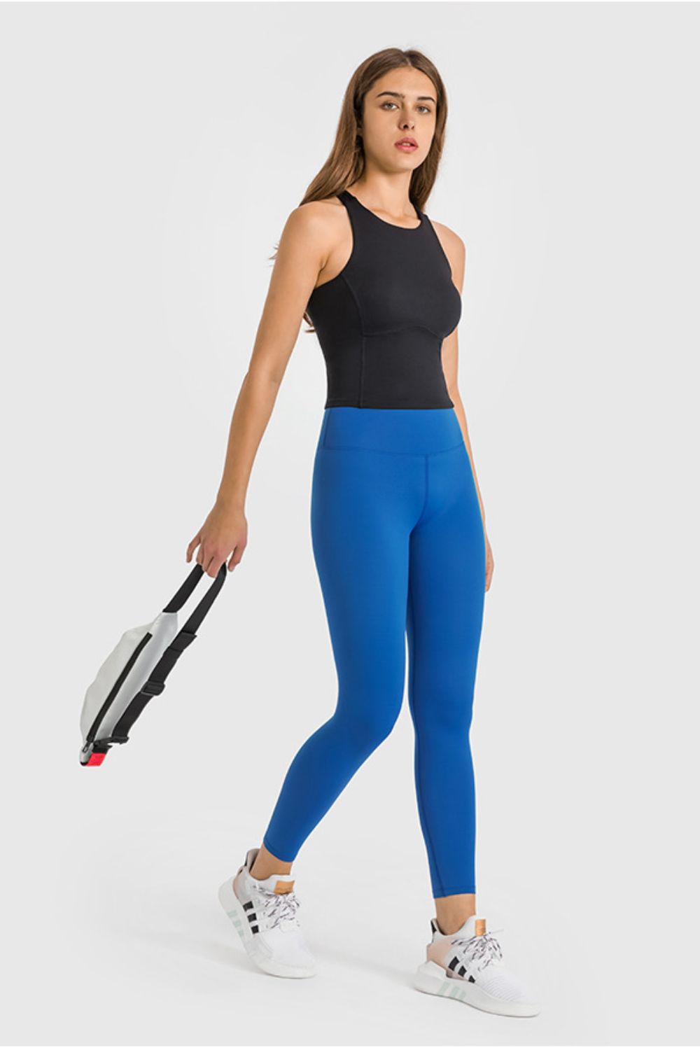 Millennia High Waist Ankle-Length Yoga Leggings - Premium Leggings from Trendsi - Just $62.76! Shop now at Handbags Specialist Headquarter