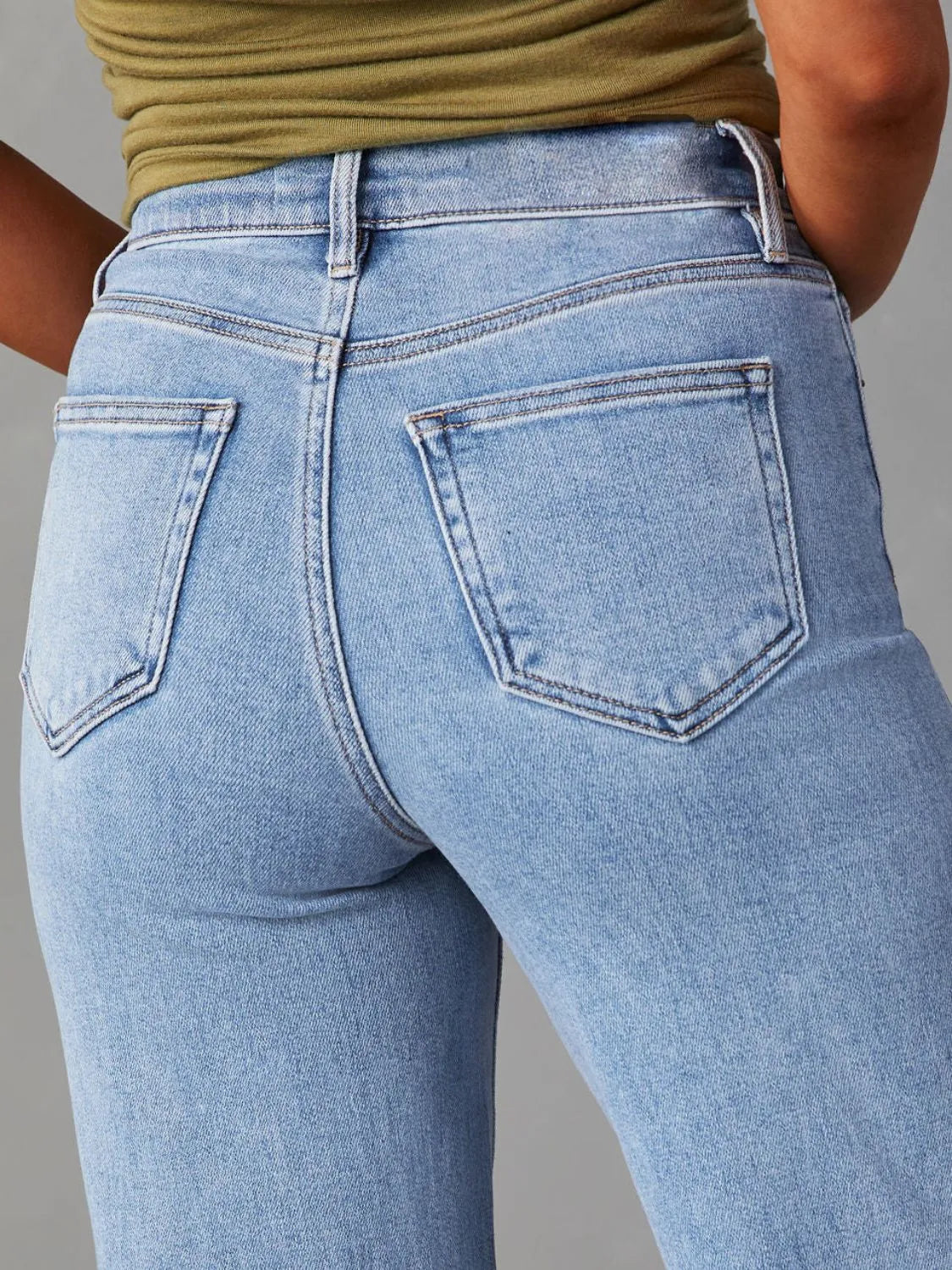 Raw Hem Loose Fit Jeans - Premium Women / Jeans & Denim from Trendsi - Just $33.98! Shop now at Handbags Specialist Headquarter