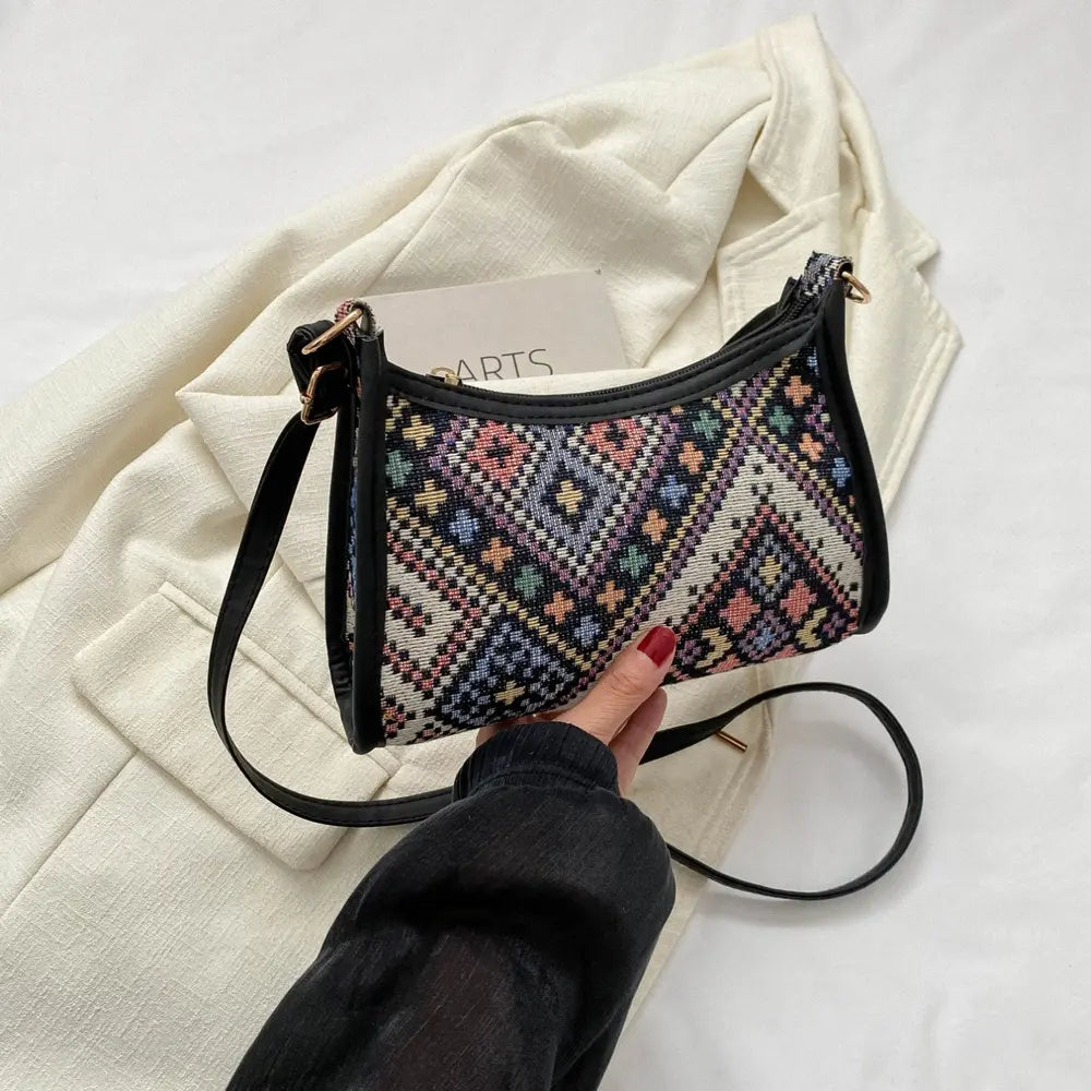 Printed Crossbody Bag - Premium Handbags from Trendsi - Just $13.99! Shop now at Handbags Specialist Headquarter