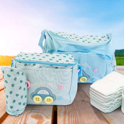 4Pcs Diaper Bag Tote Set Baby Napping Changing Bag Shoulder Mummy Bag - Premium Diaper Bags Set from Doba - Just $63.60! Shop now at Handbags Specialist Headquarter