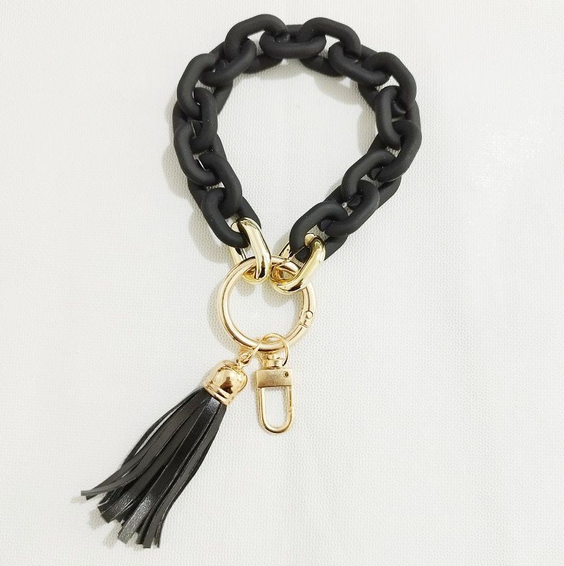 New Style Acrylic Bracelet Ladies Keychain Color - Premium Key chain from Doba - Just $19.45! Shop now at Handbags Specialist Headquarter