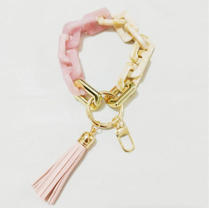 New Style Acrylic Bracelet Ladies Keychain Color - Premium Key chain from Doba - Just $19.45! Shop now at Handbags Specialist Headquarter