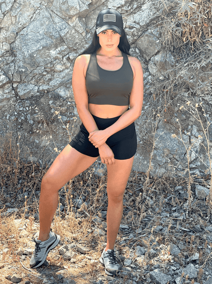 Lightweight Racerback Training Crop Tank Top for Women - Premium Tops from Doba - Just $29.75! Shop now at Handbags Specialist Headquarter
