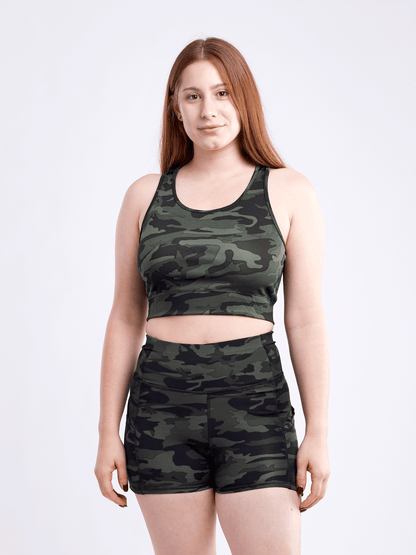 Lightweight Racerback Training Crop Tank Top for Women - Premium Tops from Doba - Just $29.75! Shop now at Handbags Specialist Headquarter