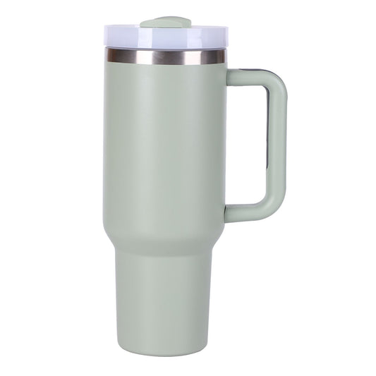 40oz V2 large capacity tumbler,  With Handle And Straw Lid, Insulated Reusable Stainless Steel Water Bottles Travel Mug Coffee Cup car cup water cup For Men Women Outdoor Camping Driving, gift - Premium Water Bottles from Doba - Just $31.60! Shop now at Handbags Specialist Headquarter