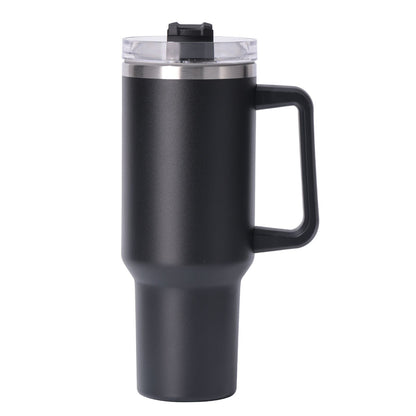 40oz large capacity tumbler With Handle And Straw Lid, Insulated Reusable Stainless Steel Water Bottles Travel Mug Coffee Cup car cup water cup For Men Women Outdoor Camping Driving, gift - Premium Water Bottles from Doba - Just $31.60! Shop now at Handbags Specialist Headquarter