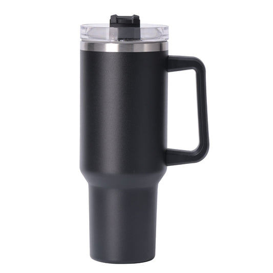 40oz large capacity tumbler With Handle And Straw Lid, Insulated Reusable Stainless Steel Water Bottles Travel Mug Coffee Cup car cup water cup For Men Women Outdoor Camping Driving, gift - Premium Water Bottles from Doba - Just $31.60! Shop now at Handbags Specialist Headquarter