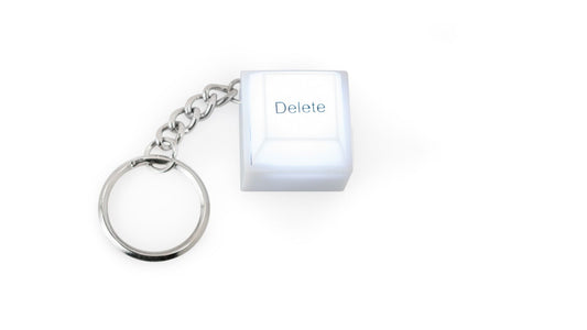 Premium Delete Key Keychain with Illumination and High Quality - Premium Key chain from Doba - Just $23.98! Shop now at Handbags Specialist Headquarter