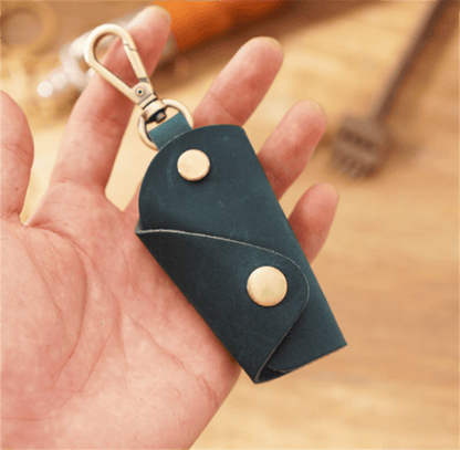 Top Layer Cowhide Small Household Men's Keychain - Premium Key chain from Doba - Just $24! Shop now at Handbags Specialist Headquarter