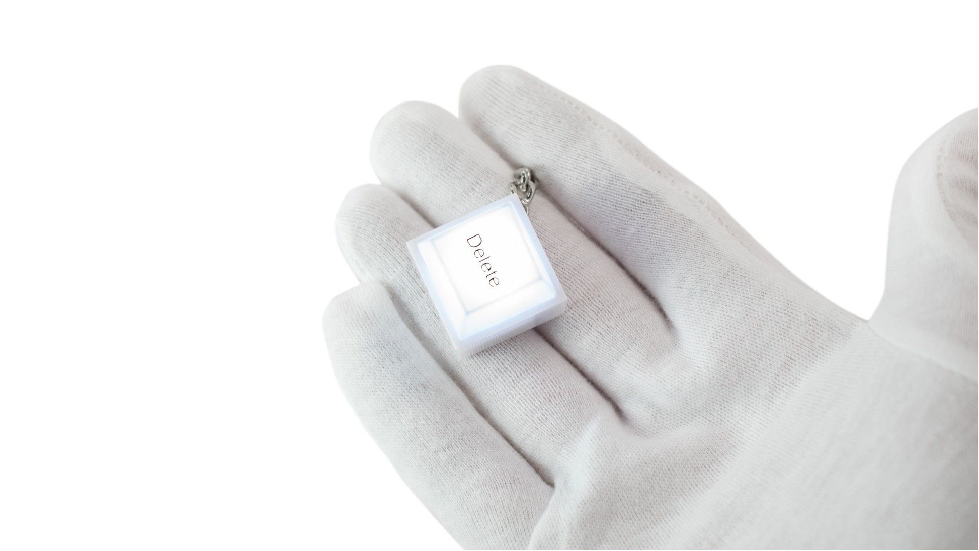 Premium Delete Key Keychain with Illumination and High Quality - Premium Key chain from Doba - Just $23.98! Shop now at Handbags Specialist Headquarter