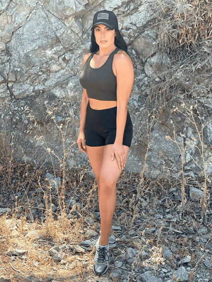 Lightweight Racerback Training Crop Tank Top for Women - Premium Tops from Doba - Just $29.75! Shop now at Handbags Specialist Headquarter