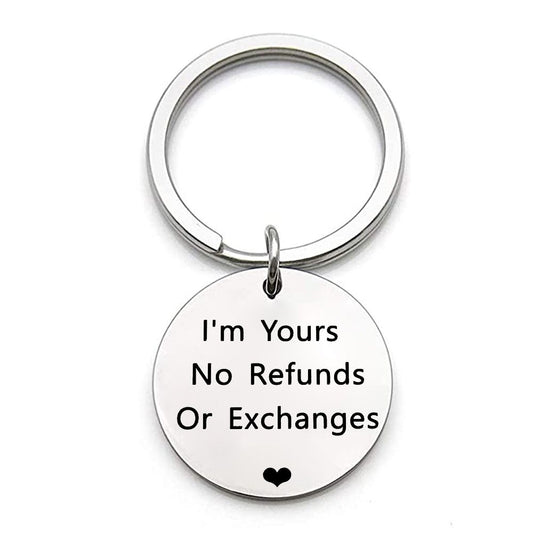 Stainless Steel Keychain Valentine Father's Day Gift - Premium Key chain from Doba - Just $15.45! Shop now at Handbags Specialist Headquarter