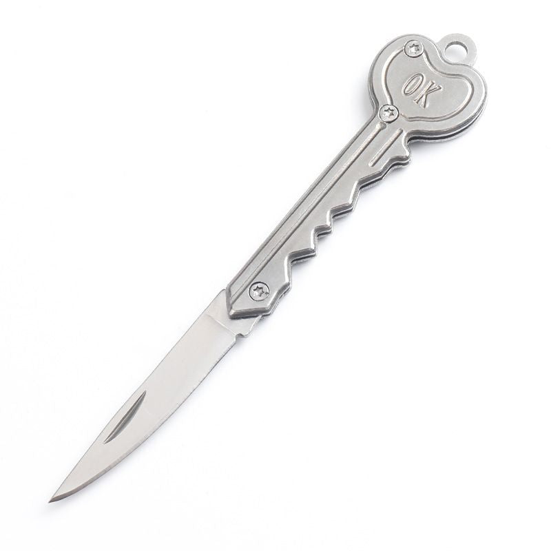 OK Foldable Knife Key Chain Mini Pocket Knife Box Cutter Keychain Pendant Color Handle Decoration - Premium Key chain from Doba - Just $19.08! Shop now at Handbags Specialist Headquarter