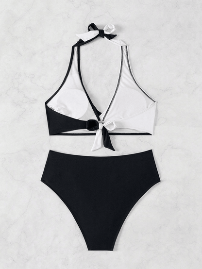 Women's two-piece multi color quick drying fashionable bikini swimsuit - Premium Swimsuit Set from Doba - Just $29.48! Shop now at Handbags Specialist Headquarter