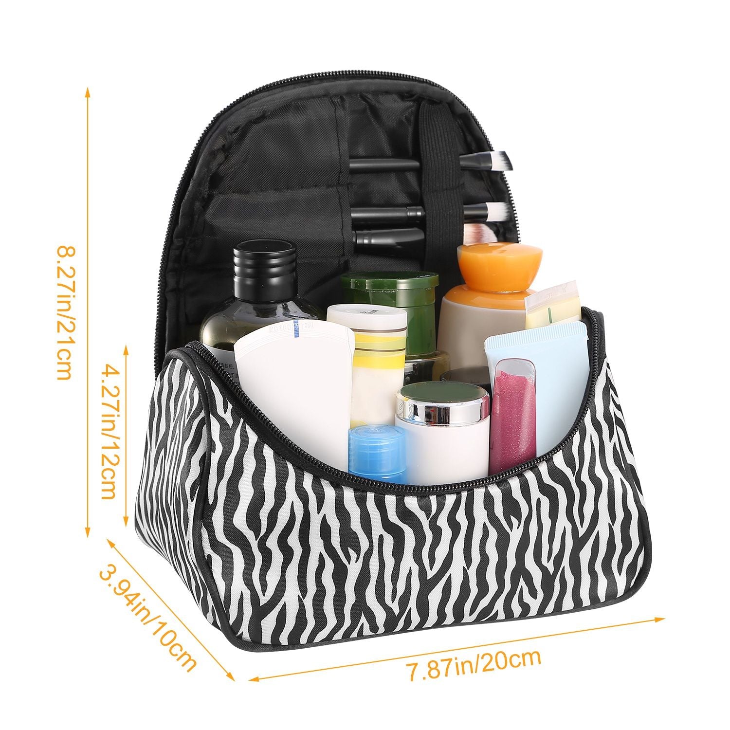 Travel Makeup Bag Portable Cosmetic Organizer with Cosmetic Mirror Waterproof Toiletry Wash Bag for Women Travel Dating - Premium Handbags from Doba - Just $39.42! Shop now at Handbags Specialist Headquarter