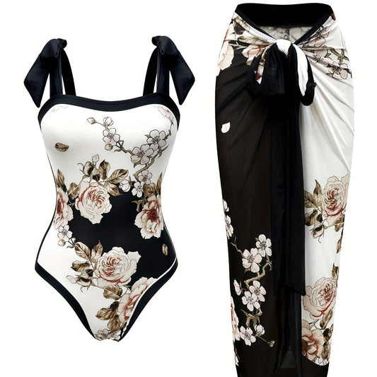 New women's split quick drying sun protection swimsuit can be worn when soaking in hot springs - Premium Swimsuit Set from Doba - Just $35.55! Shop now at Handbags Specialist Headquarter