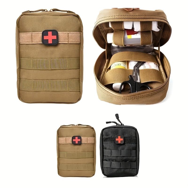 Outdoor Multifunctional MOLLE Attachment Medical Kit Climbing Climbing Survival KitOutdoor Gear Emergency Kits Trauma Bag For Camping Boat Hunting Hiking Home Car Earthquake And Adventures (BAG ONLY) - Premium Handbags from Doba - Just $23.20! Shop now at Handbags Specialist Headquarter