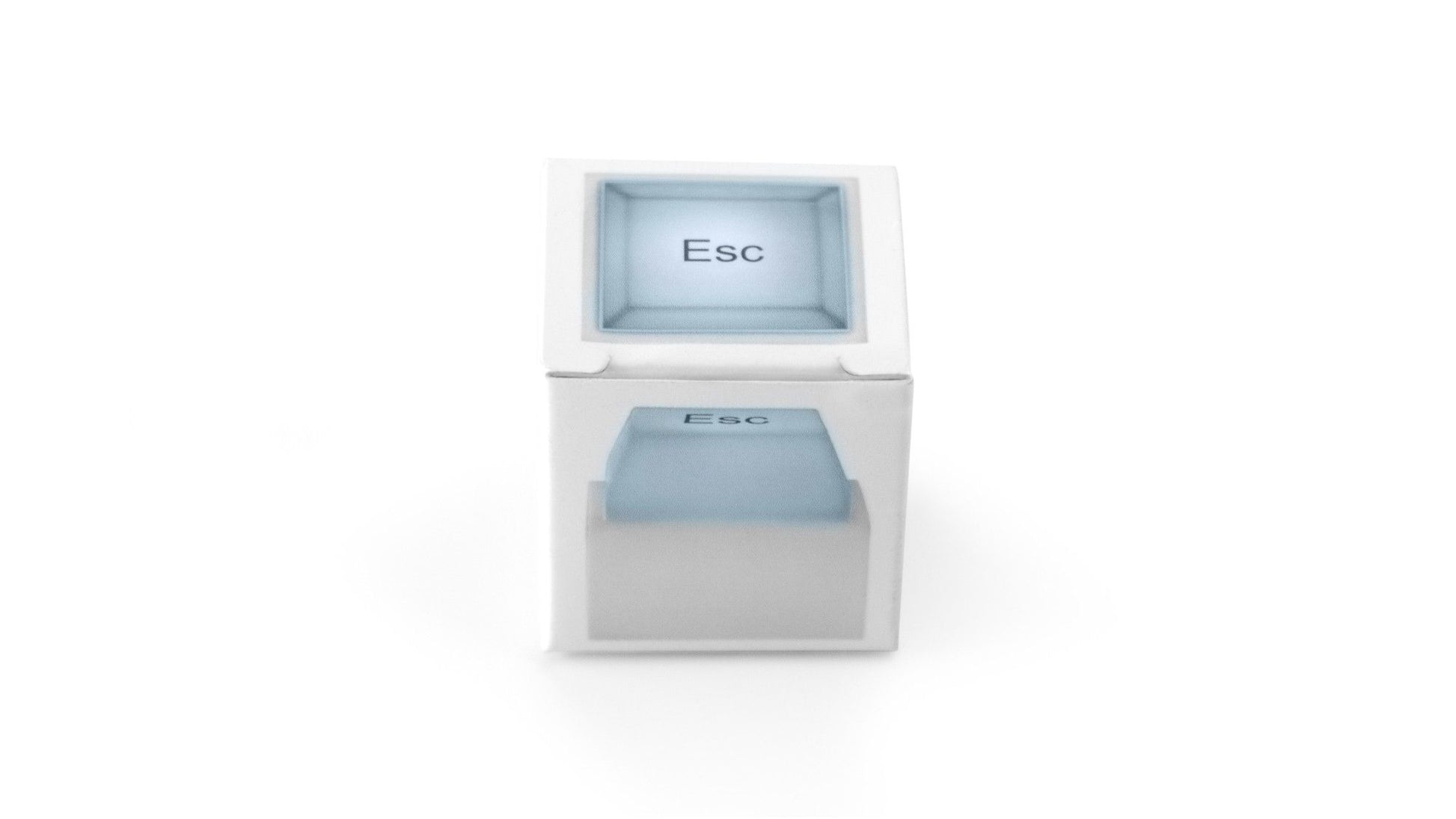 Esc Keyboard Button with Super Bright White LED Keychain Fidget Button - Premium Key chain from Doba - Just $21.58! Shop now at Handbags Specialist Headquarter