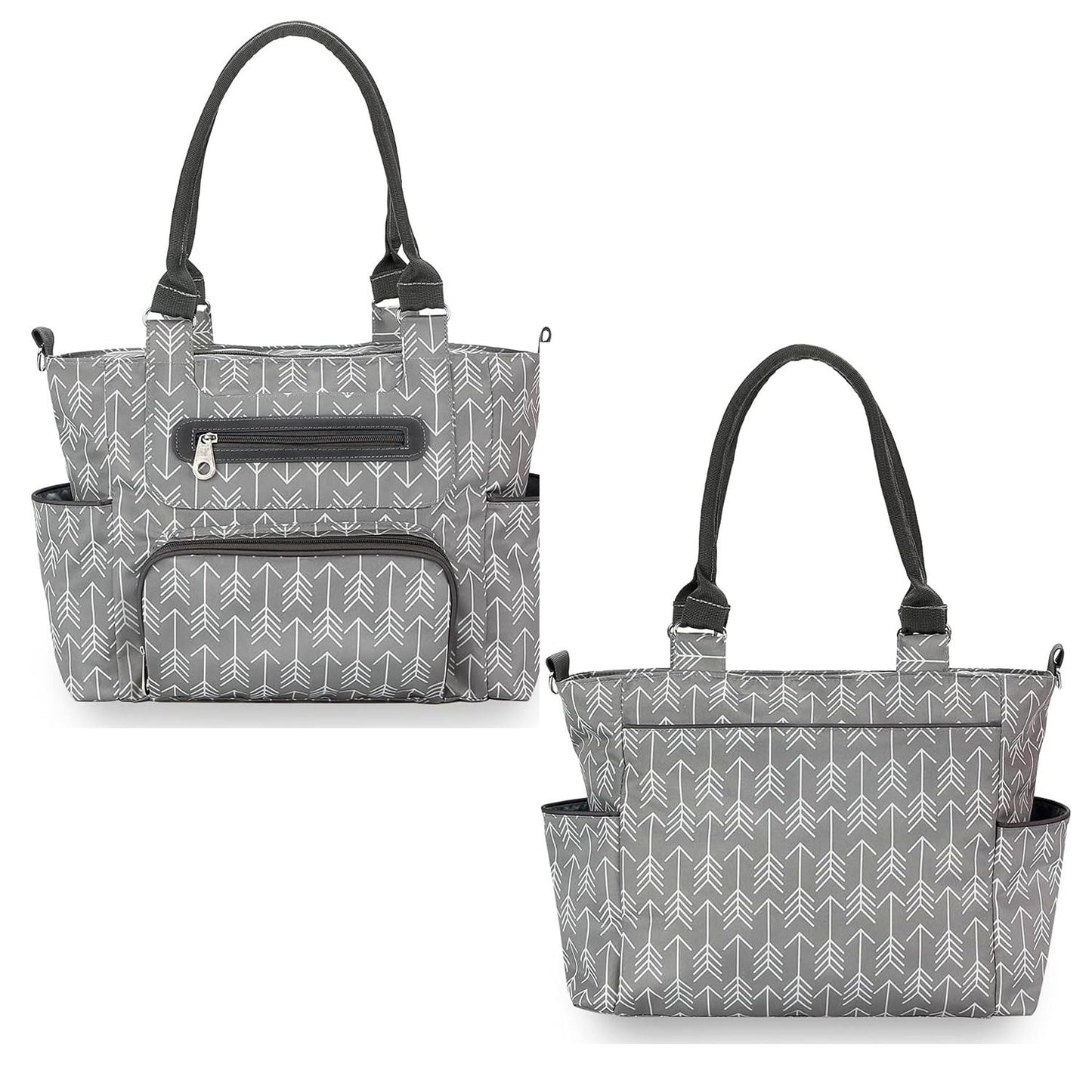8Pcs Baby Nappy Diaper Bags Set for Mom Dad Mummy Handbags Multifunctional Diaper Changing Bags with Bottle Bag Mesh Bag Purse Diaper Pad 2 Burp Cloths 2 Hook Straps - Premium Diaper Bags Set from Doba - Just $85.80! Shop now at Handbags Specialist Headquarter
