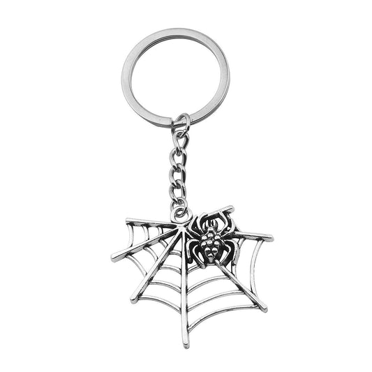 Europe And The United States Halloween Spider Web Shape Pendant Key Chain - Premium Key chain from Doba - Just $16.48! Shop now at Handbags Specialist Headquarter